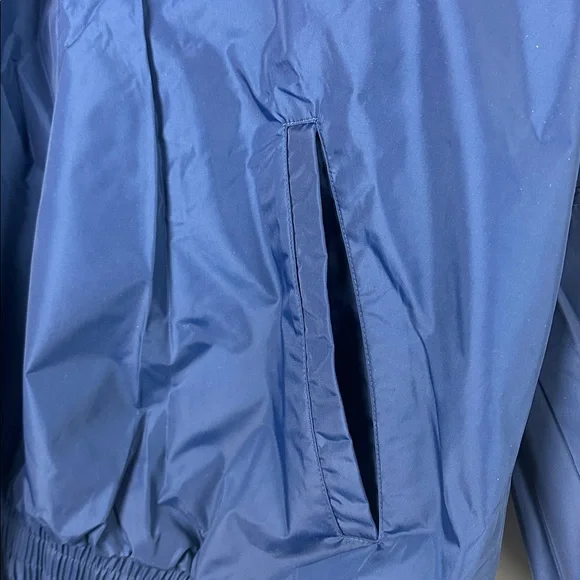 Nike Dallas Cowboys NFL 90s Reversible Navy and White V-Neck Windbreaker- Size L - Picture 7 of 9